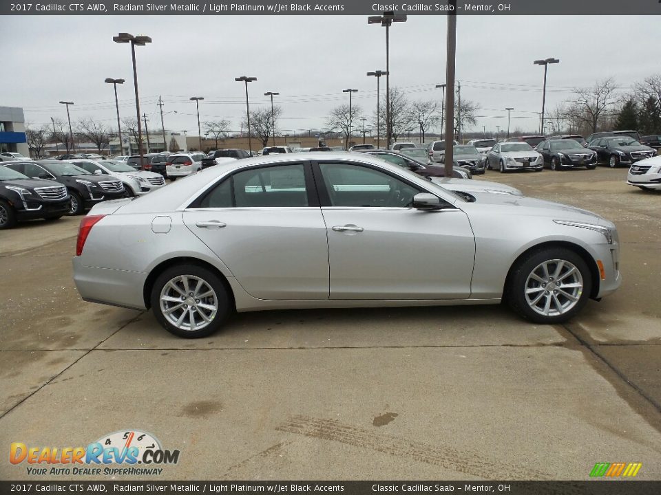 Radiant Silver Metallic 2017 Cadillac CTS AWD Photo #2