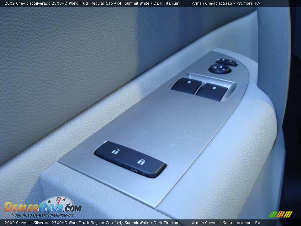 2009 Chevrolet Silverado 2500HD Work Truck Regular Cab 4x4 Summit White / Dark Titanium Photo #12