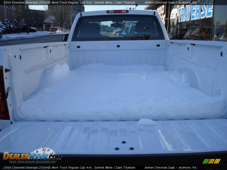 2009 Chevrolet Silverado 2500HD Work Truck Regular Cab 4x4 Summit White / Dark Titanium Photo #14