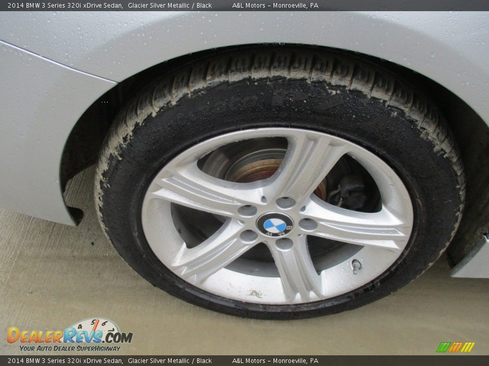2014 BMW 3 Series 320i xDrive Sedan Glacier Silver Metallic / Black Photo #3