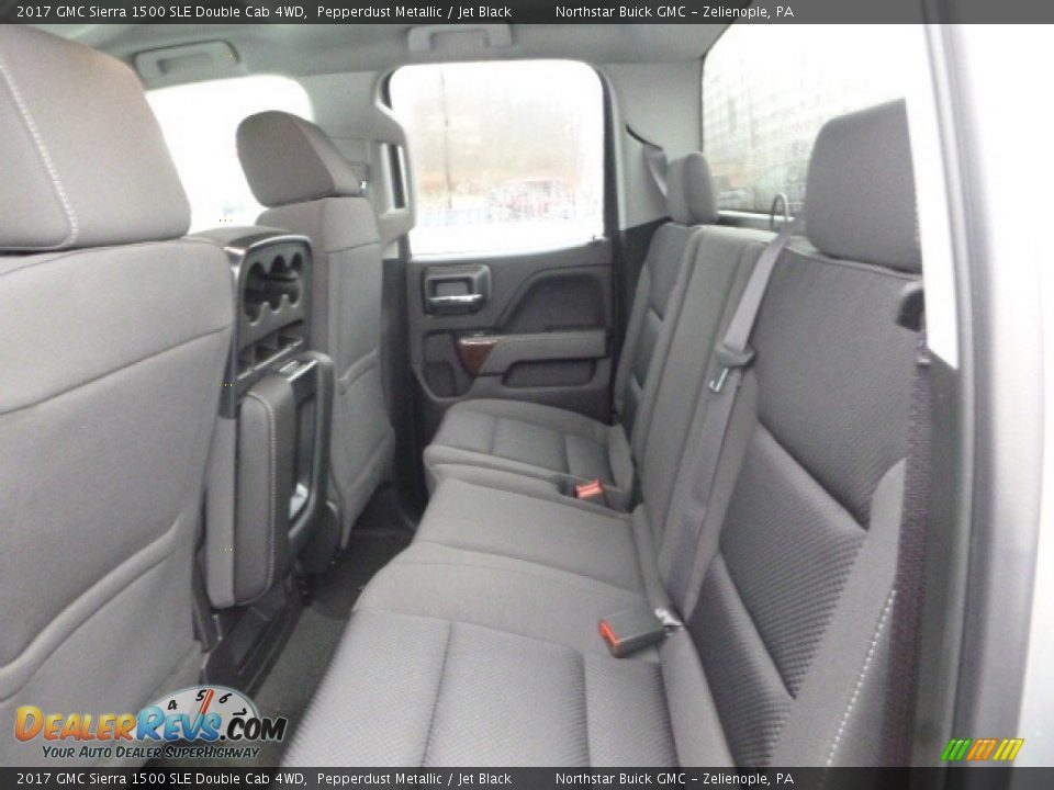 2017 GMC Sierra 1500 SLE Double Cab 4WD Pepperdust Metallic / Jet Black Photo #3