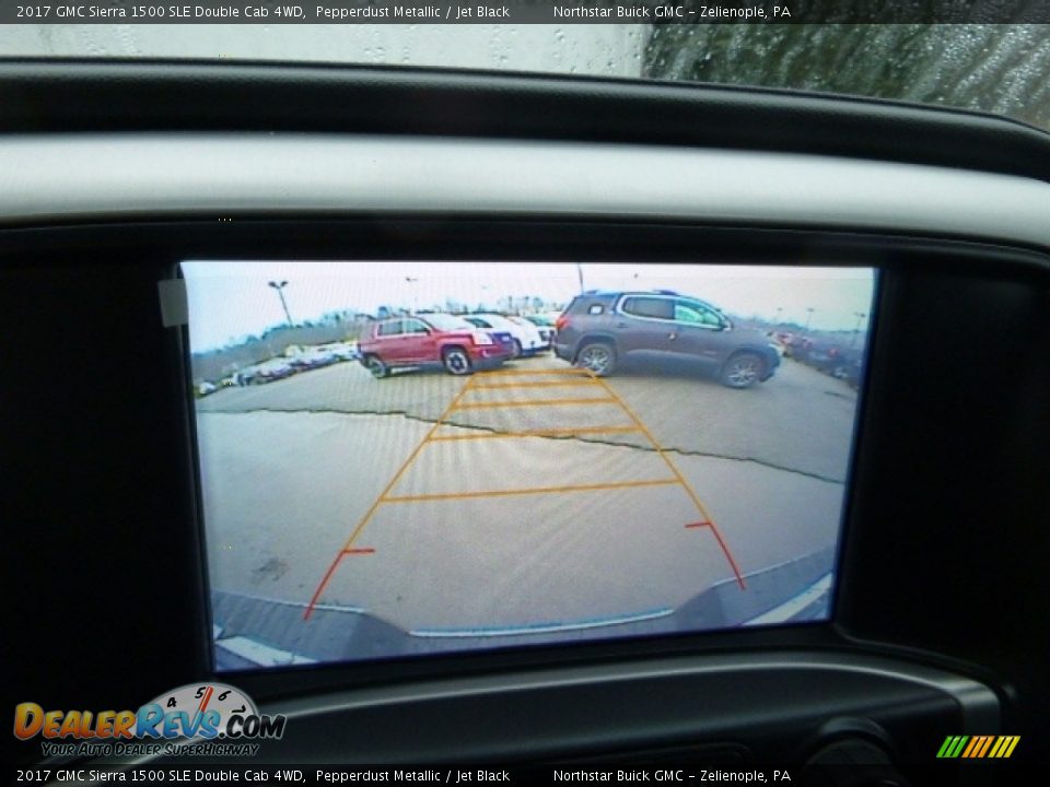2017 GMC Sierra 1500 SLE Double Cab 4WD Pepperdust Metallic / Jet Black Photo #16