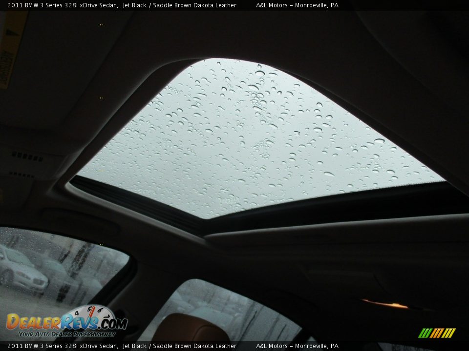 2011 BMW 3 Series 328i xDrive Sedan Jet Black / Saddle Brown Dakota Leather Photo #11