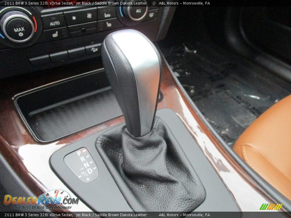 2011 BMW 3 Series 328i xDrive Sedan Jet Black / Saddle Brown Dakota Leather Photo #16