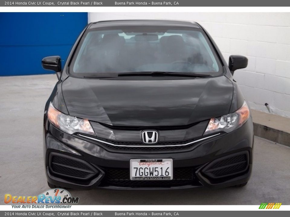 2014 Honda Civic LX Coupe Crystal Black Pearl / Black Photo #7