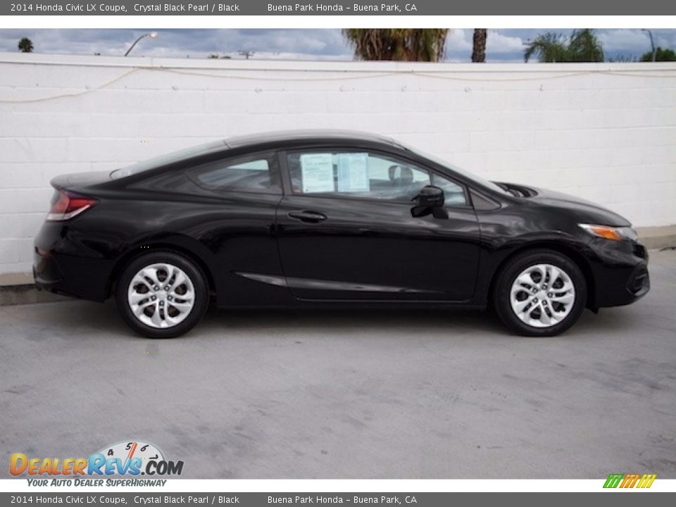 2014 Honda Civic LX Coupe Crystal Black Pearl / Black Photo #10
