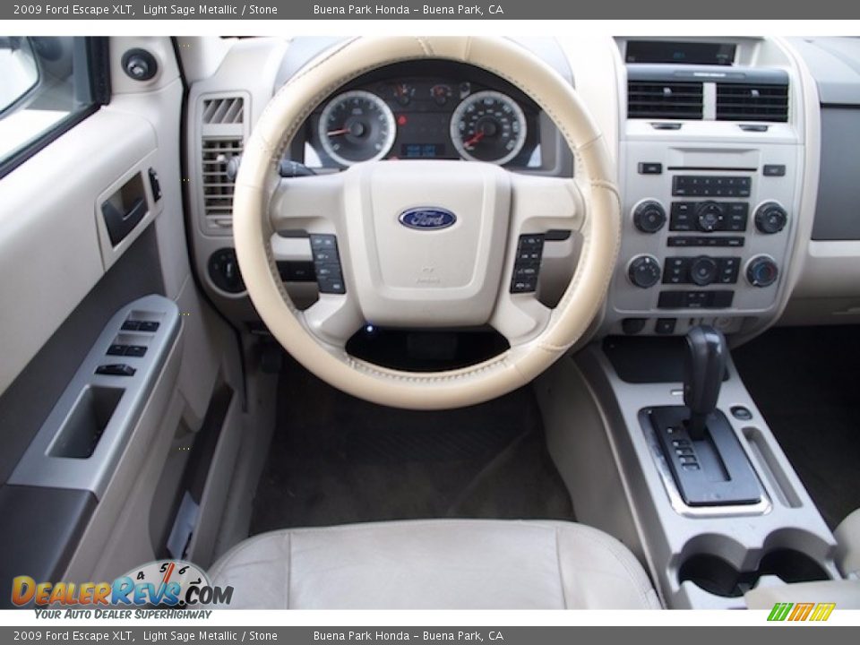 2009 Ford Escape XLT Light Sage Metallic / Stone Photo #5