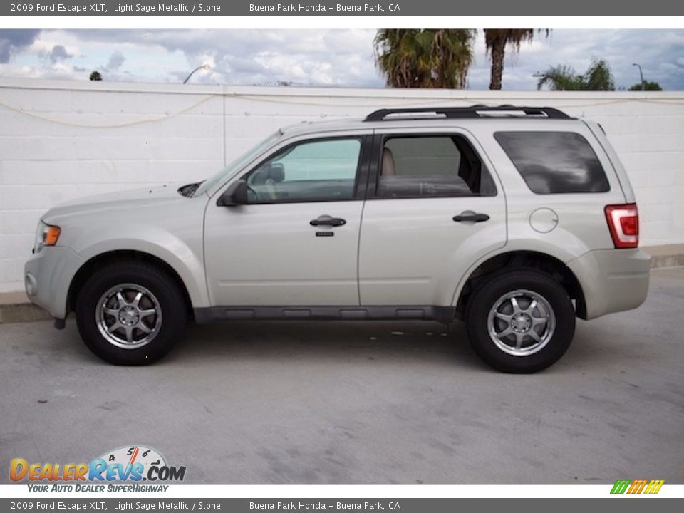 2009 Ford Escape XLT Light Sage Metallic / Stone Photo #10