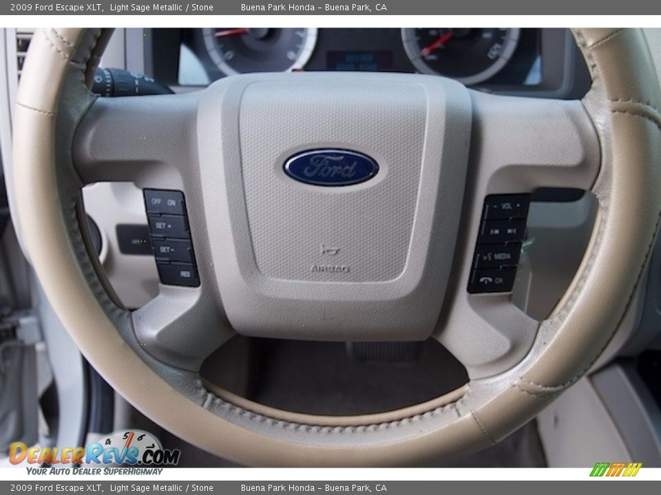 2009 Ford Escape XLT Light Sage Metallic / Stone Photo #11