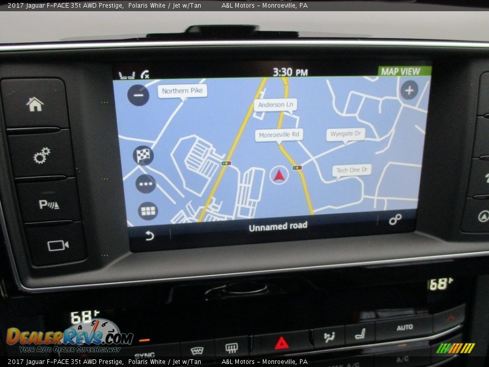 2017 Jaguar F-PACE 35t AWD Prestige Polaris White / Jet w/Tan Photo #17
