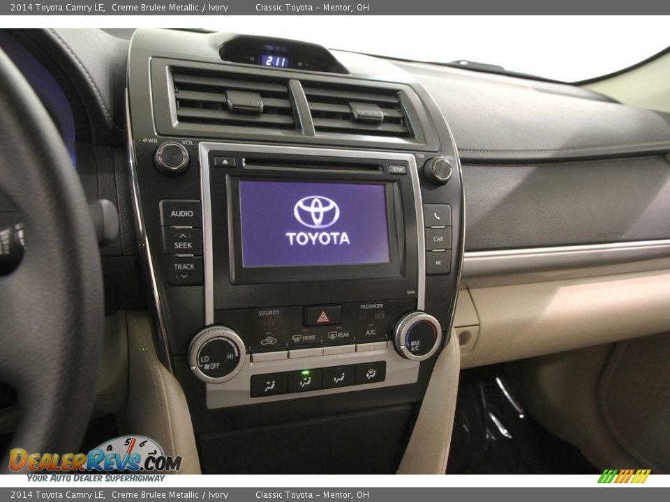 2014 Toyota Camry LE Creme Brulee Metallic / Ivory Photo #8