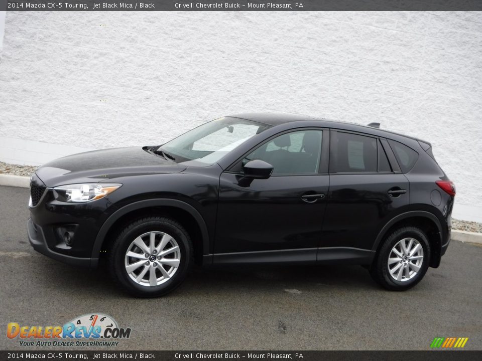 2014 Mazda CX-5 Touring Jet Black Mica / Black Photo #2