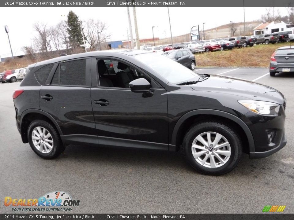 2014 Mazda CX-5 Touring Jet Black Mica / Black Photo #6
