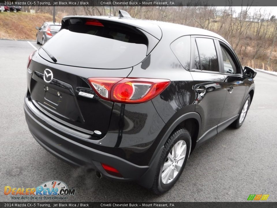 2014 Mazda CX-5 Touring Jet Black Mica / Black Photo #7