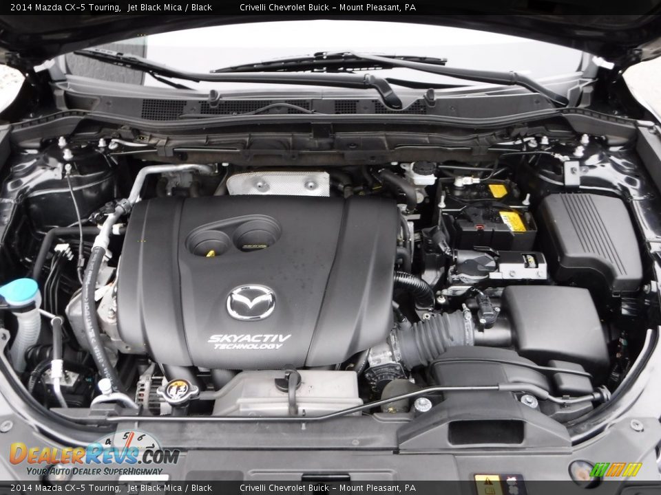 2014 Mazda CX-5 Touring Jet Black Mica / Black Photo #10