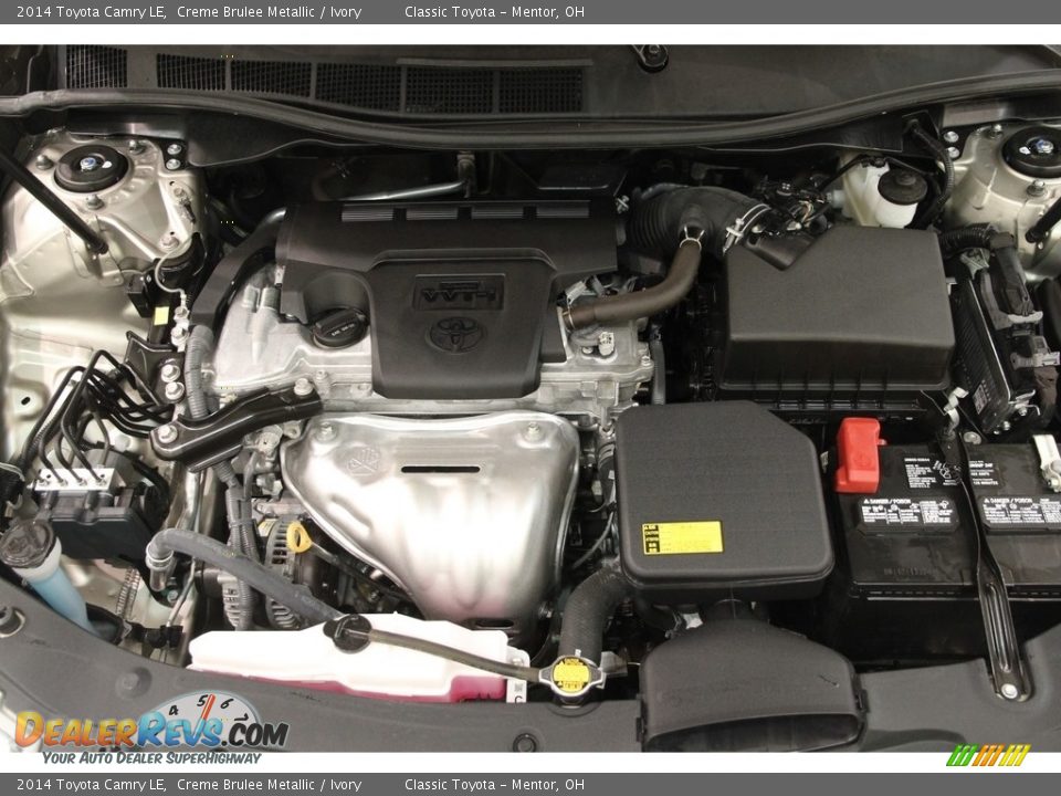 2014 Toyota Camry LE Creme Brulee Metallic / Ivory Photo #19