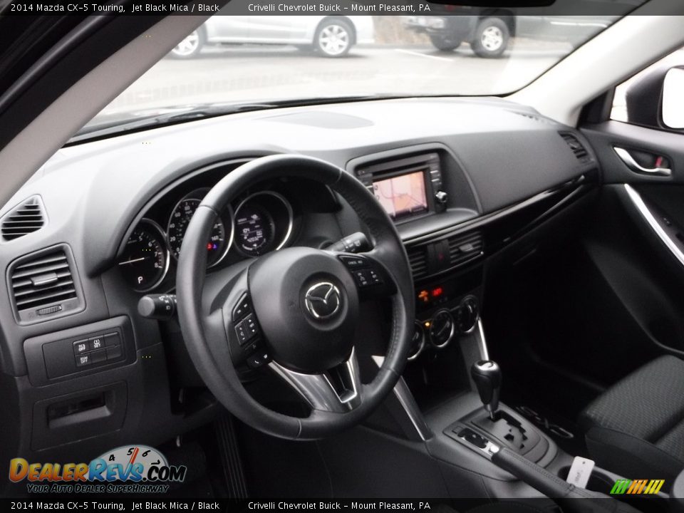 2014 Mazda CX-5 Touring Jet Black Mica / Black Photo #11
