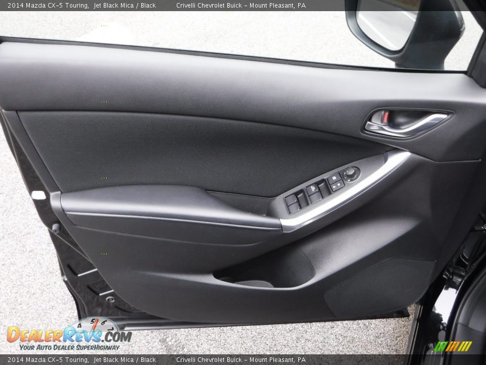 2014 Mazda CX-5 Touring Jet Black Mica / Black Photo #12