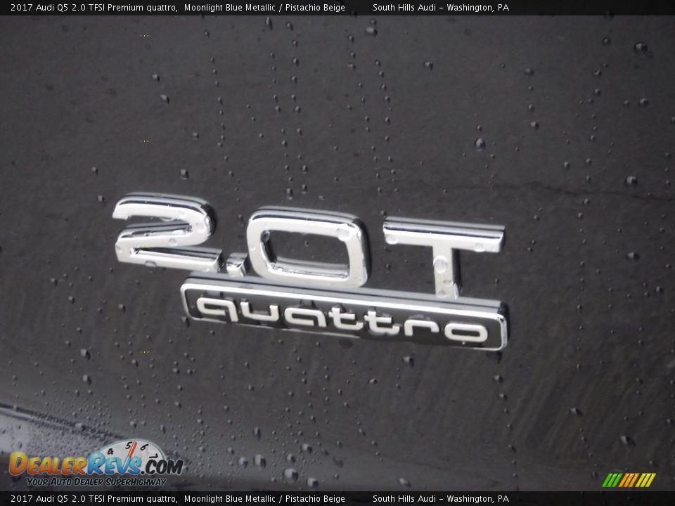 2017 Audi Q5 2.0 TFSI Premium quattro Moonlight Blue Metallic / Pistachio Beige Photo #12
