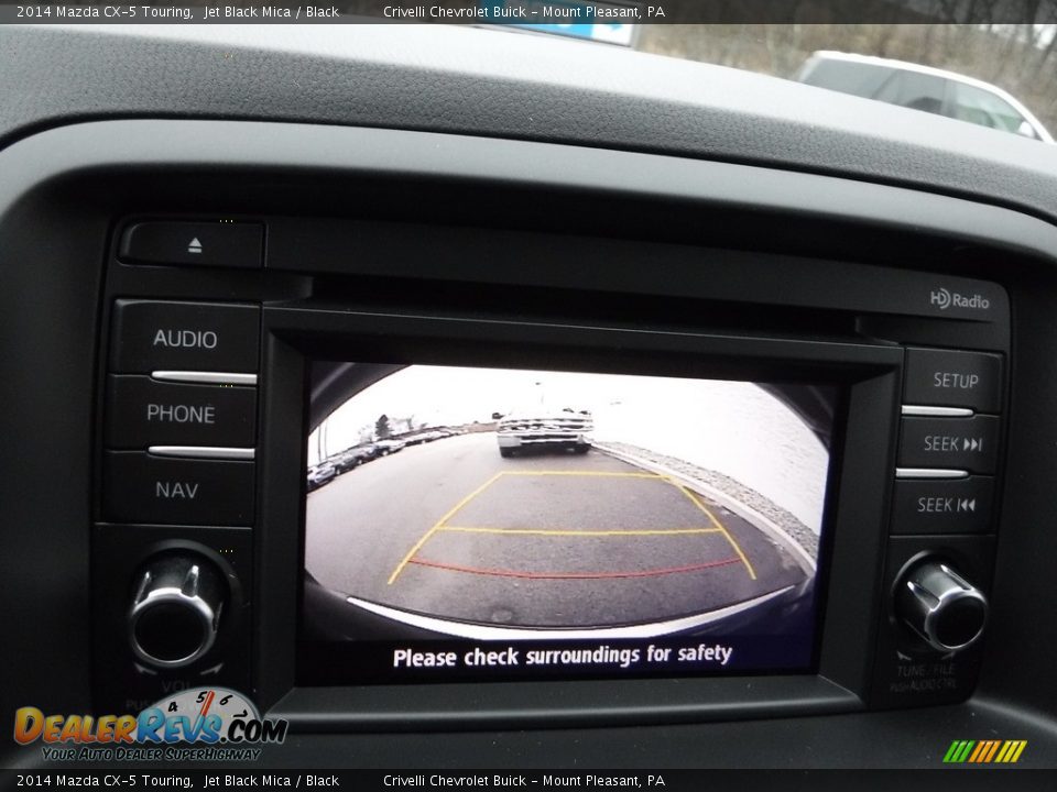 2014 Mazda CX-5 Touring Jet Black Mica / Black Photo #17