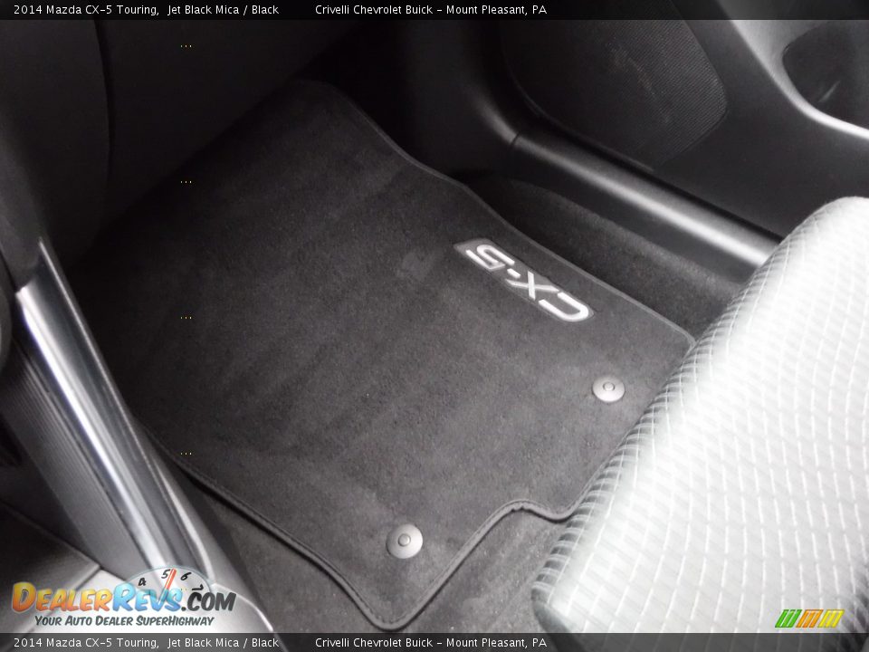 2014 Mazda CX-5 Touring Jet Black Mica / Black Photo #19