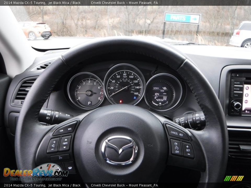 2014 Mazda CX-5 Touring Jet Black Mica / Black Photo #21