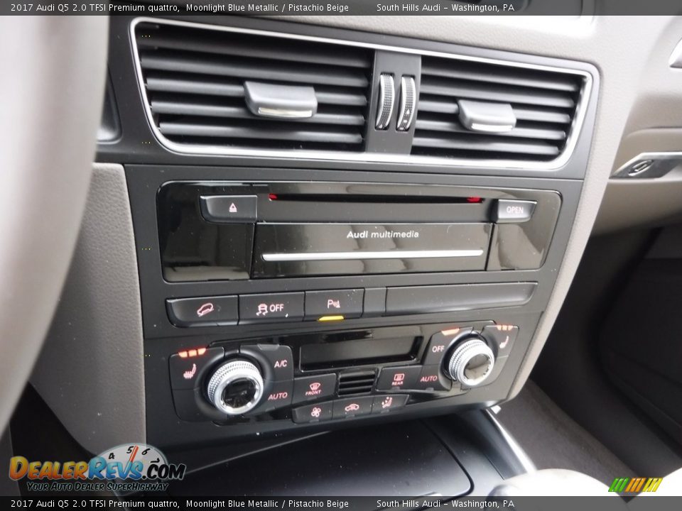 2017 Audi Q5 2.0 TFSI Premium quattro Moonlight Blue Metallic / Pistachio Beige Photo #23