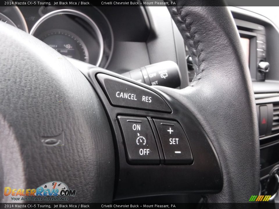 2014 Mazda CX-5 Touring Jet Black Mica / Black Photo #23