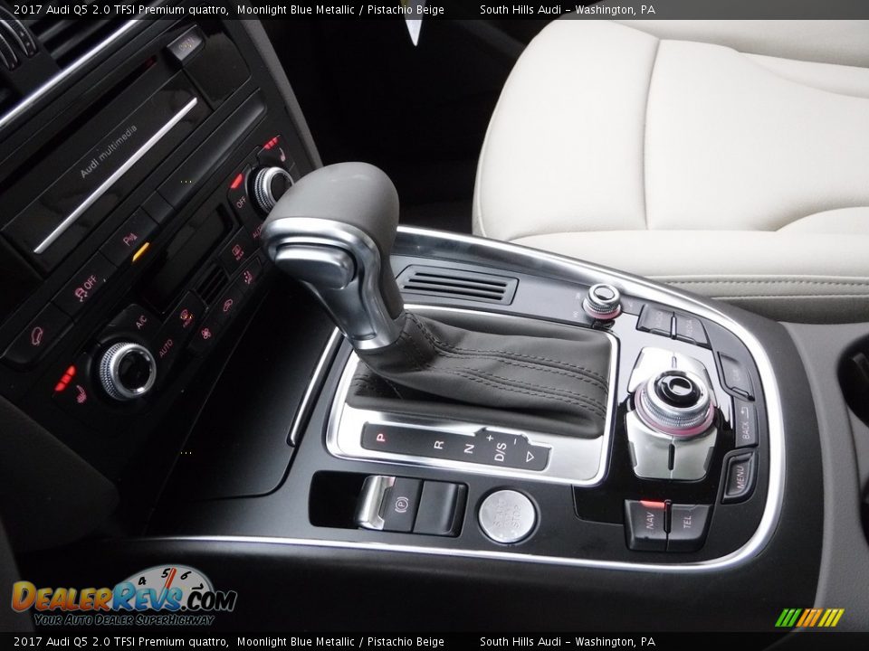 2017 Audi Q5 2.0 TFSI Premium quattro Moonlight Blue Metallic / Pistachio Beige Photo #24