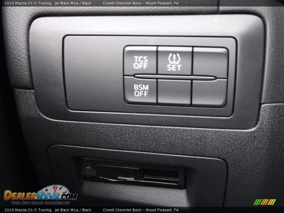 2014 Mazda CX-5 Touring Jet Black Mica / Black Photo #24
