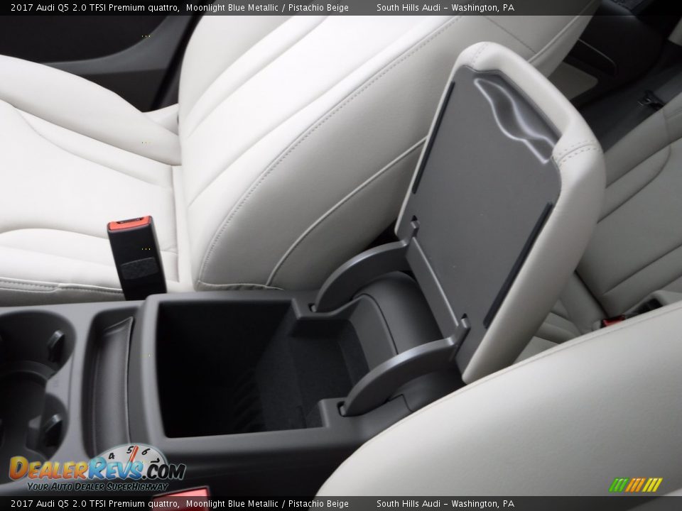 2017 Audi Q5 2.0 TFSI Premium quattro Moonlight Blue Metallic / Pistachio Beige Photo #26