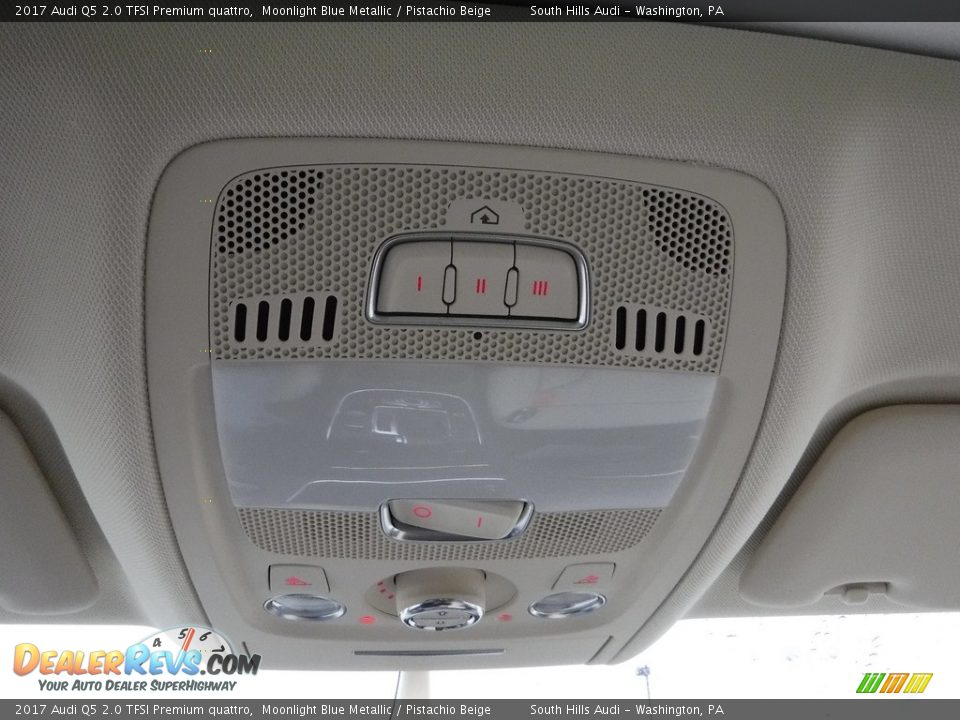 2017 Audi Q5 2.0 TFSI Premium quattro Moonlight Blue Metallic / Pistachio Beige Photo #27