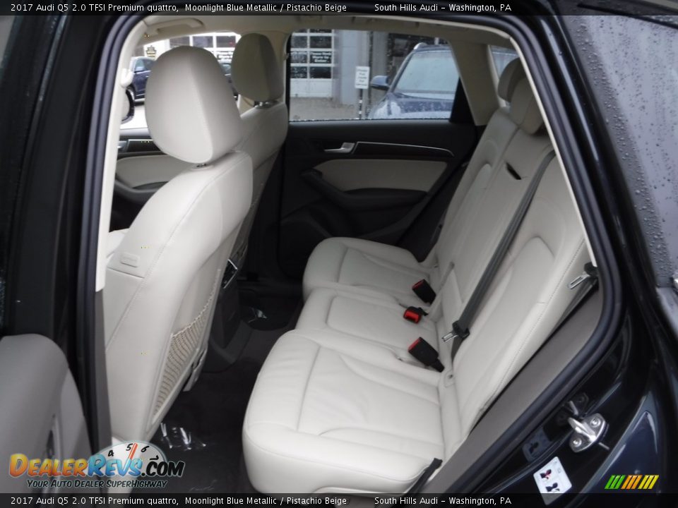 2017 Audi Q5 2.0 TFSI Premium quattro Moonlight Blue Metallic / Pistachio Beige Photo #32