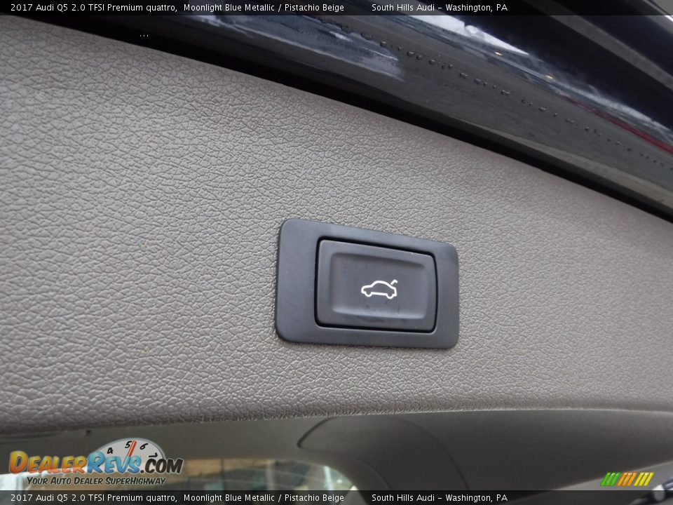 2017 Audi Q5 2.0 TFSI Premium quattro Moonlight Blue Metallic / Pistachio Beige Photo #35
