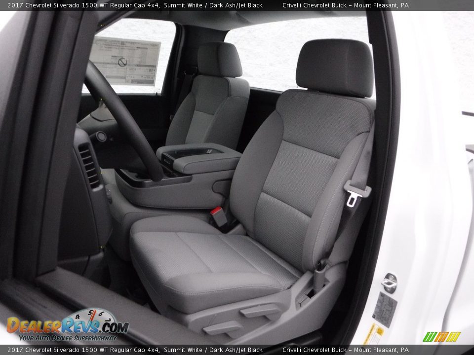 2017 Chevrolet Silverado 1500 WT Regular Cab 4x4 Summit White / Dark Ash/Jet Black Photo #12