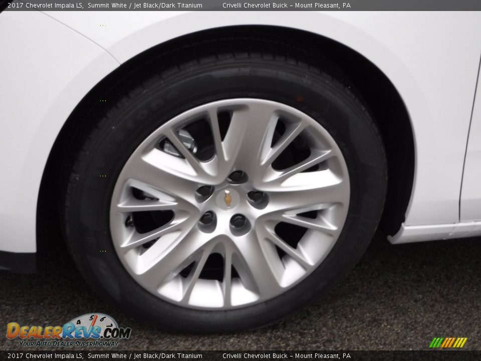 2017 Chevrolet Impala LS Summit White / Jet Black/Dark Titanium Photo #3