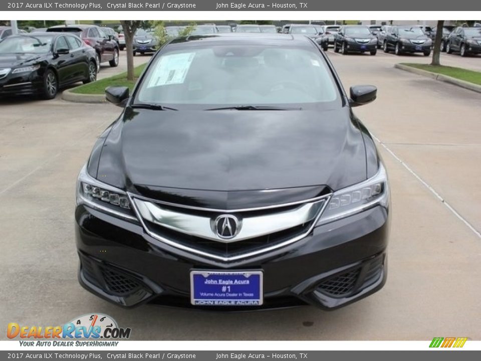 2017 Acura ILX Technology Plus Crystal Black Pearl / Graystone Photo #2