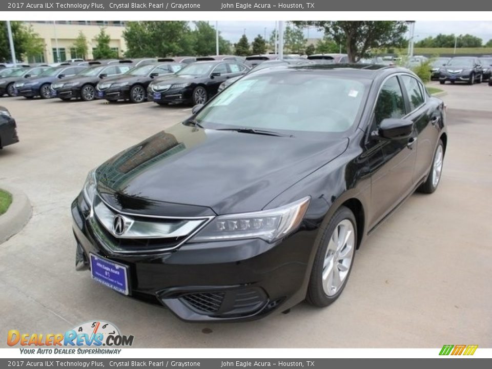 2017 Acura ILX Technology Plus Crystal Black Pearl / Graystone Photo #3