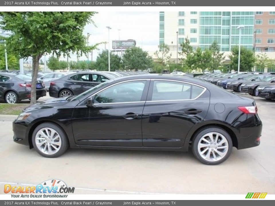 2017 Acura ILX Technology Plus Crystal Black Pearl / Graystone Photo #4