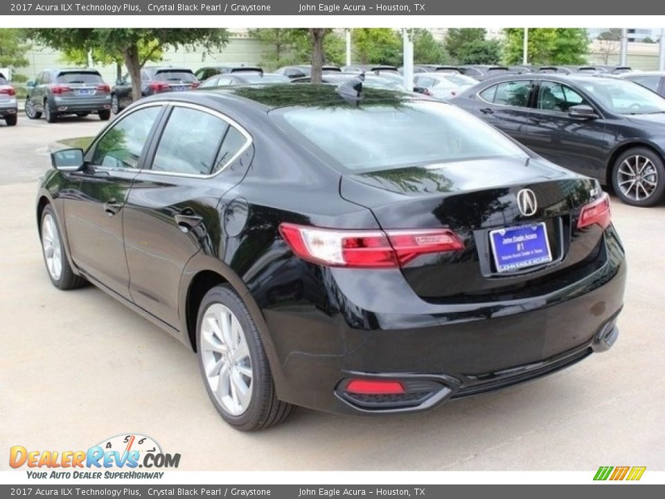 2017 Acura ILX Technology Plus Crystal Black Pearl / Graystone Photo #5