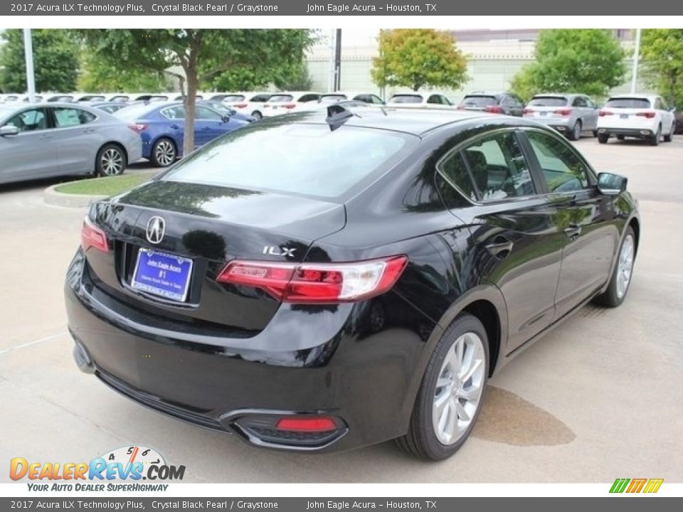 2017 Acura ILX Technology Plus Crystal Black Pearl / Graystone Photo #7