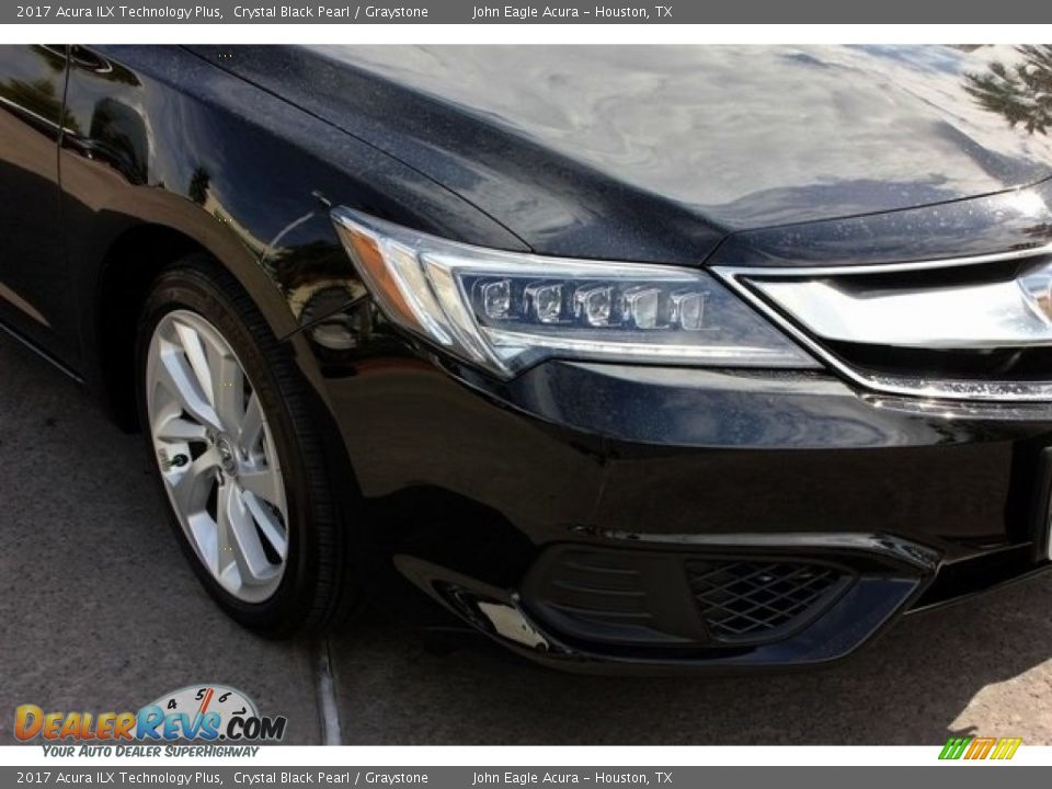 2017 Acura ILX Technology Plus Crystal Black Pearl / Graystone Photo #10
