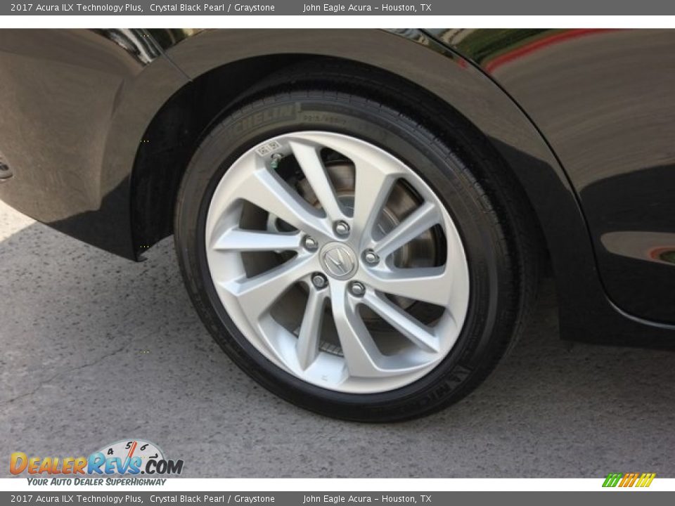 2017 Acura ILX Technology Plus Crystal Black Pearl / Graystone Photo #11