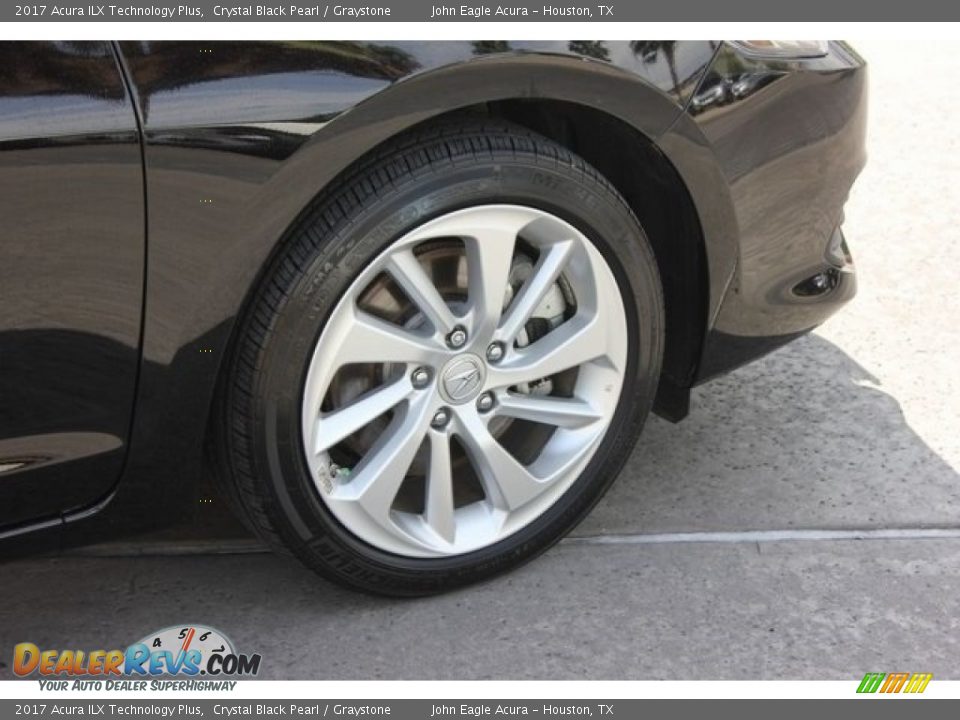 2017 Acura ILX Technology Plus Crystal Black Pearl / Graystone Photo #12