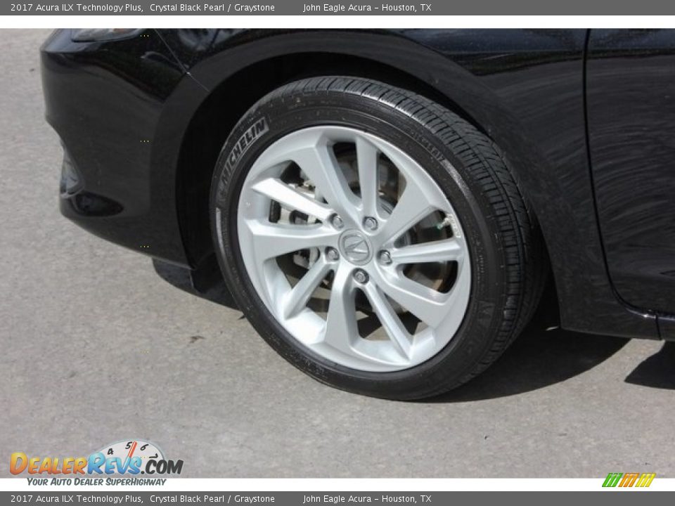 2017 Acura ILX Technology Plus Crystal Black Pearl / Graystone Photo #14