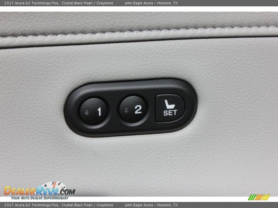 2017 Acura ILX Technology Plus Crystal Black Pearl / Graystone Photo #16