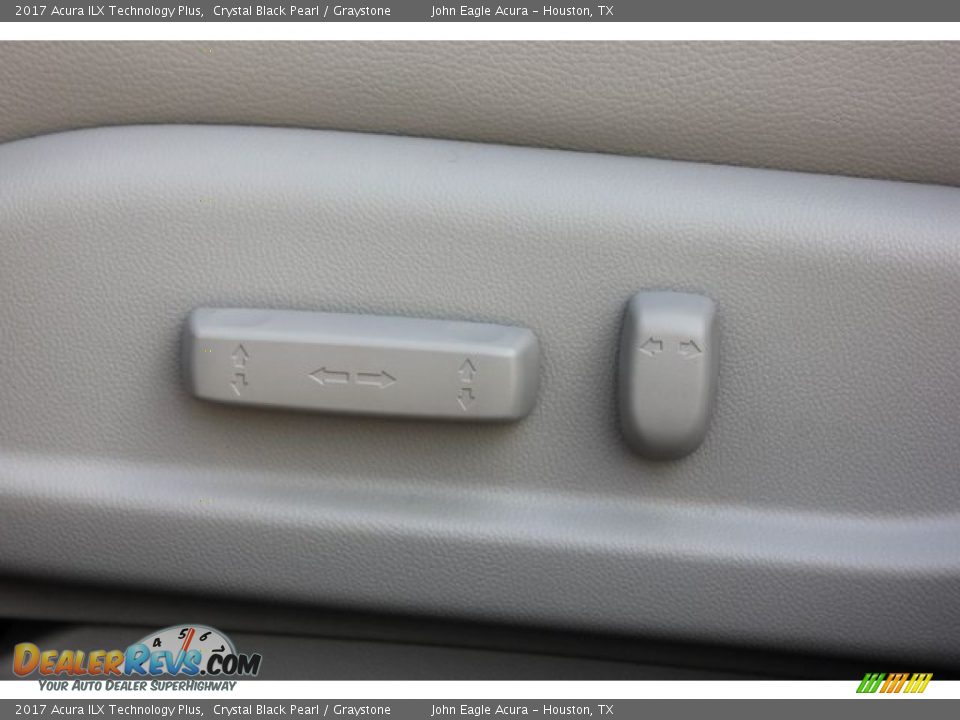 2017 Acura ILX Technology Plus Crystal Black Pearl / Graystone Photo #17