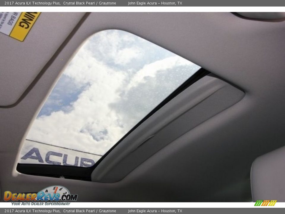 2017 Acura ILX Technology Plus Crystal Black Pearl / Graystone Photo #18