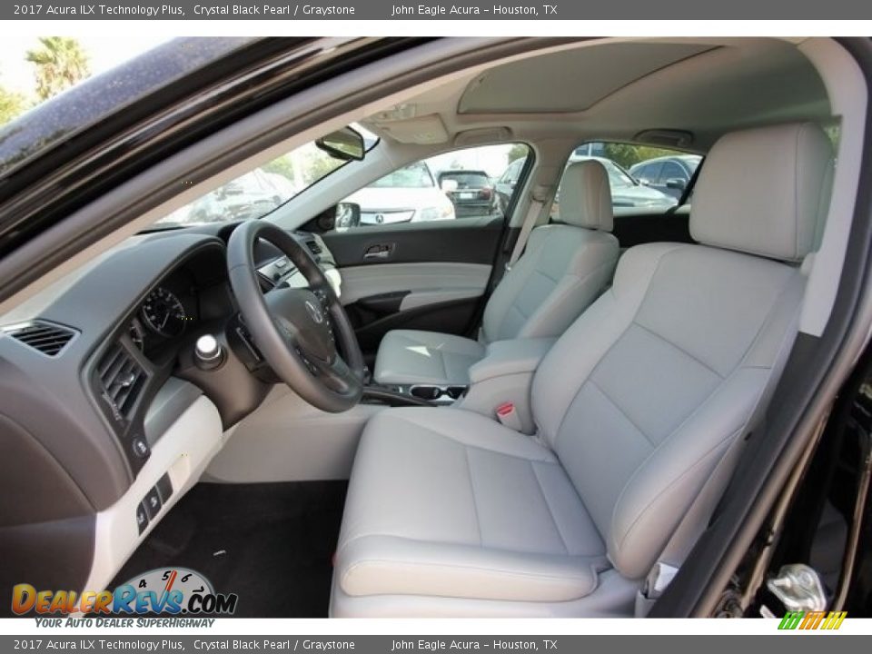 2017 Acura ILX Technology Plus Crystal Black Pearl / Graystone Photo #20