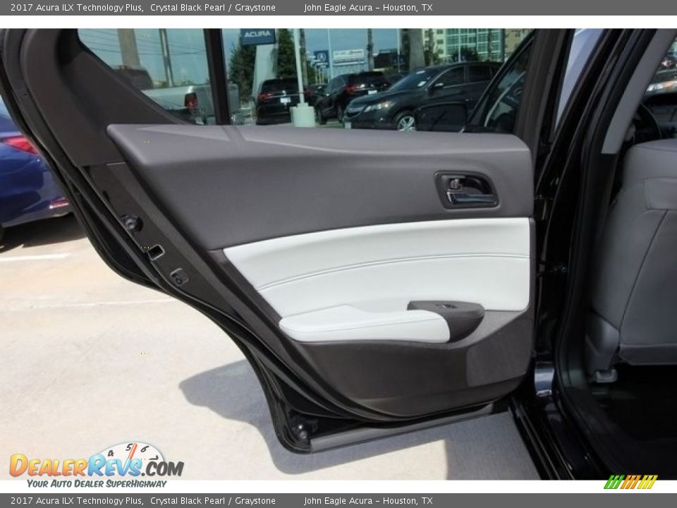 2017 Acura ILX Technology Plus Crystal Black Pearl / Graystone Photo #21